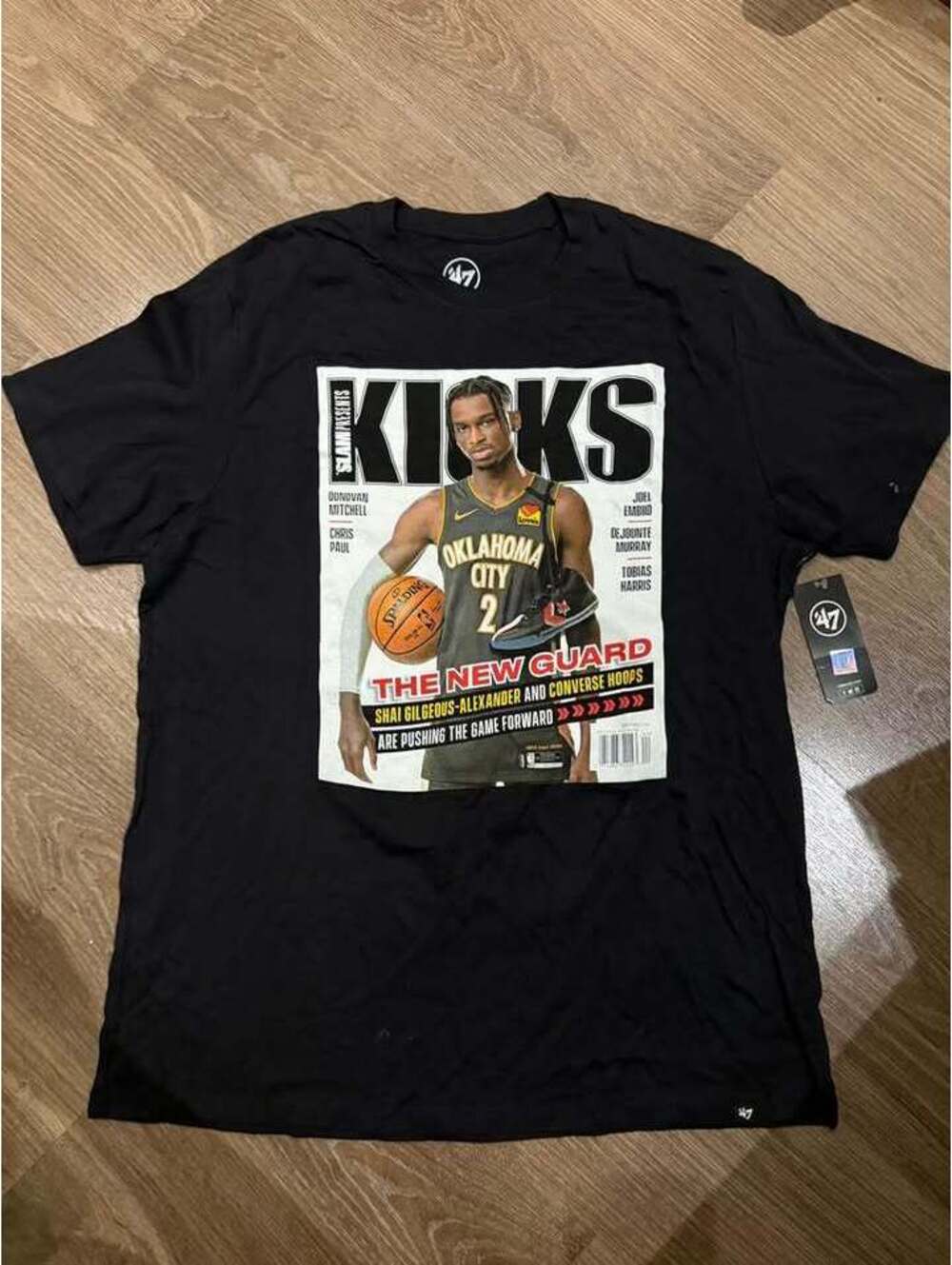 SLAM Basketball Cover T shirt ‘47 BNWT- Shai Gilgeous-Alexander SGA (KICKS 23)